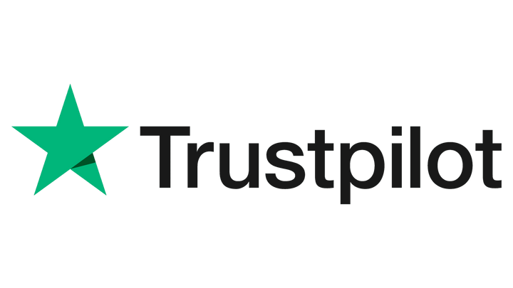 Trustpilot logo with a green star on a white background