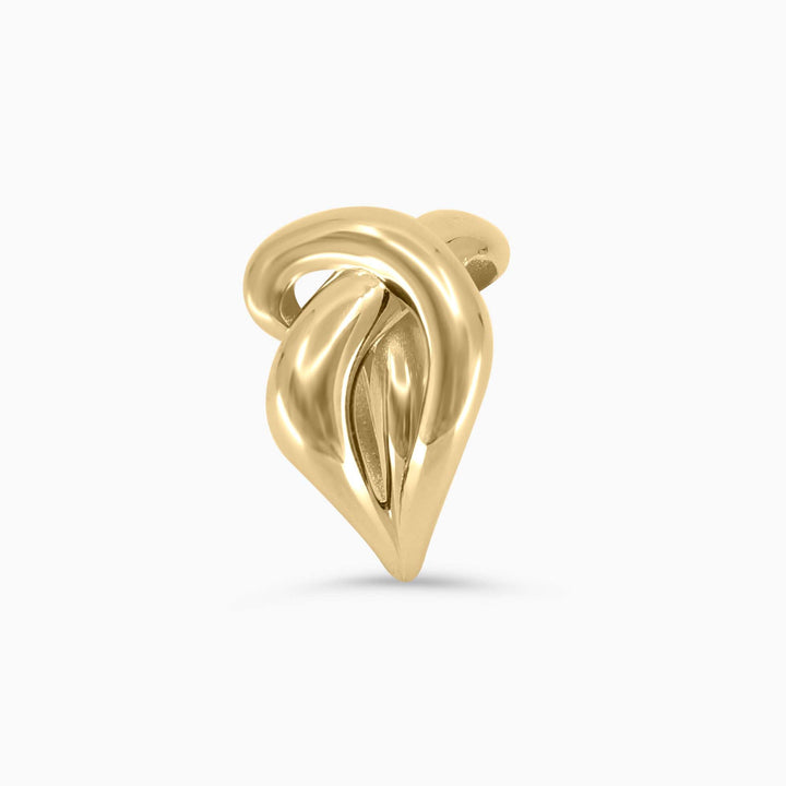 Women's Ring Sculptural Knot Gold Ring in 10k Pochy Jewelry in Miami