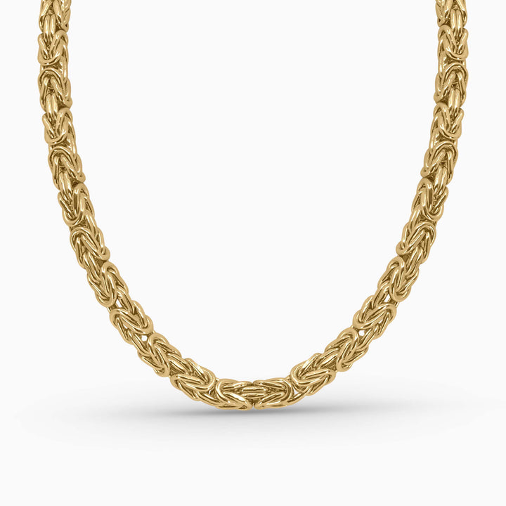 Gold Rope Chain – Thick Twist Style Necklace in 10k - Pochy Jewelry