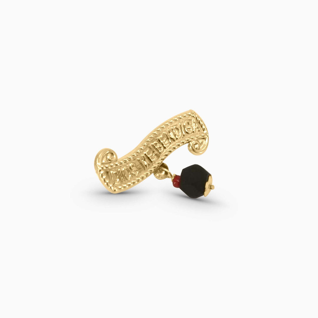 Pins Azabache (Dios me Bendiga) Pin in 10k Pochy Jewelry in Miami