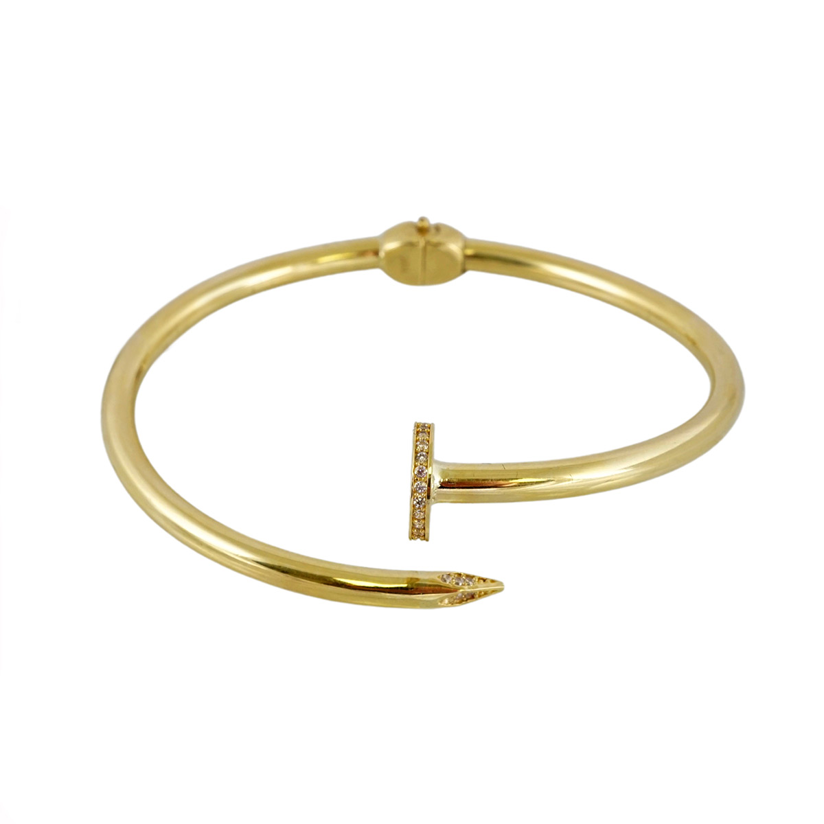 Women's Nail Bangle 10k - Pochy Jewelry Factory