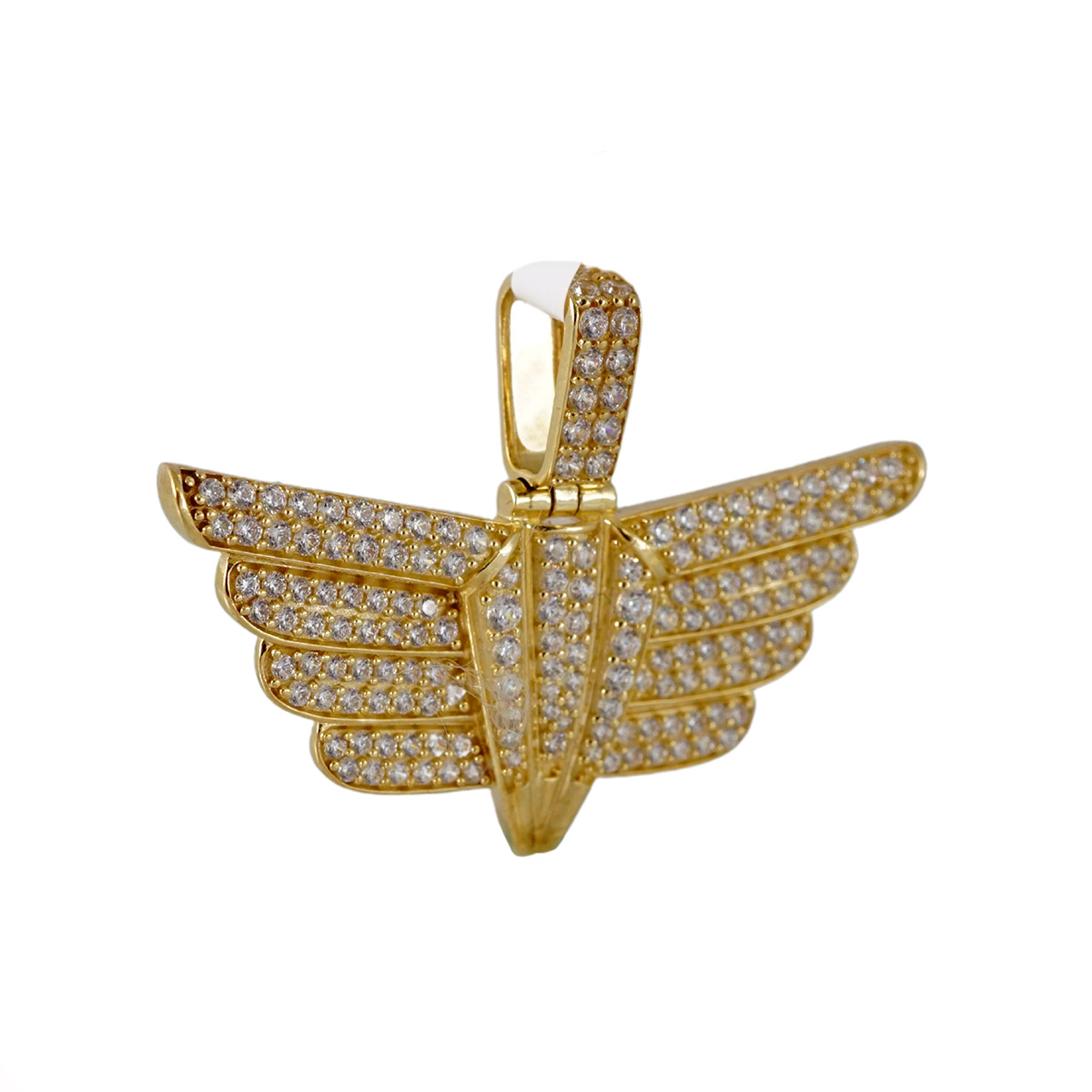 Women's Wings Gold Pendant 10k - Pochy Jewelry Factory