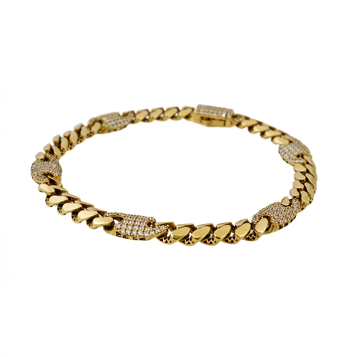 Gold Bracelet for Woman 10k Pochy Jewelry Factory